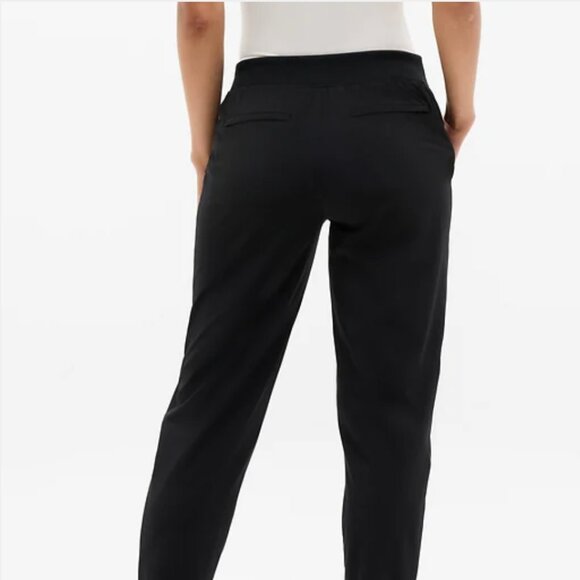Athleta Brooklyn Ankle Pant Pull on Black size 4 - Picture 4 of 9